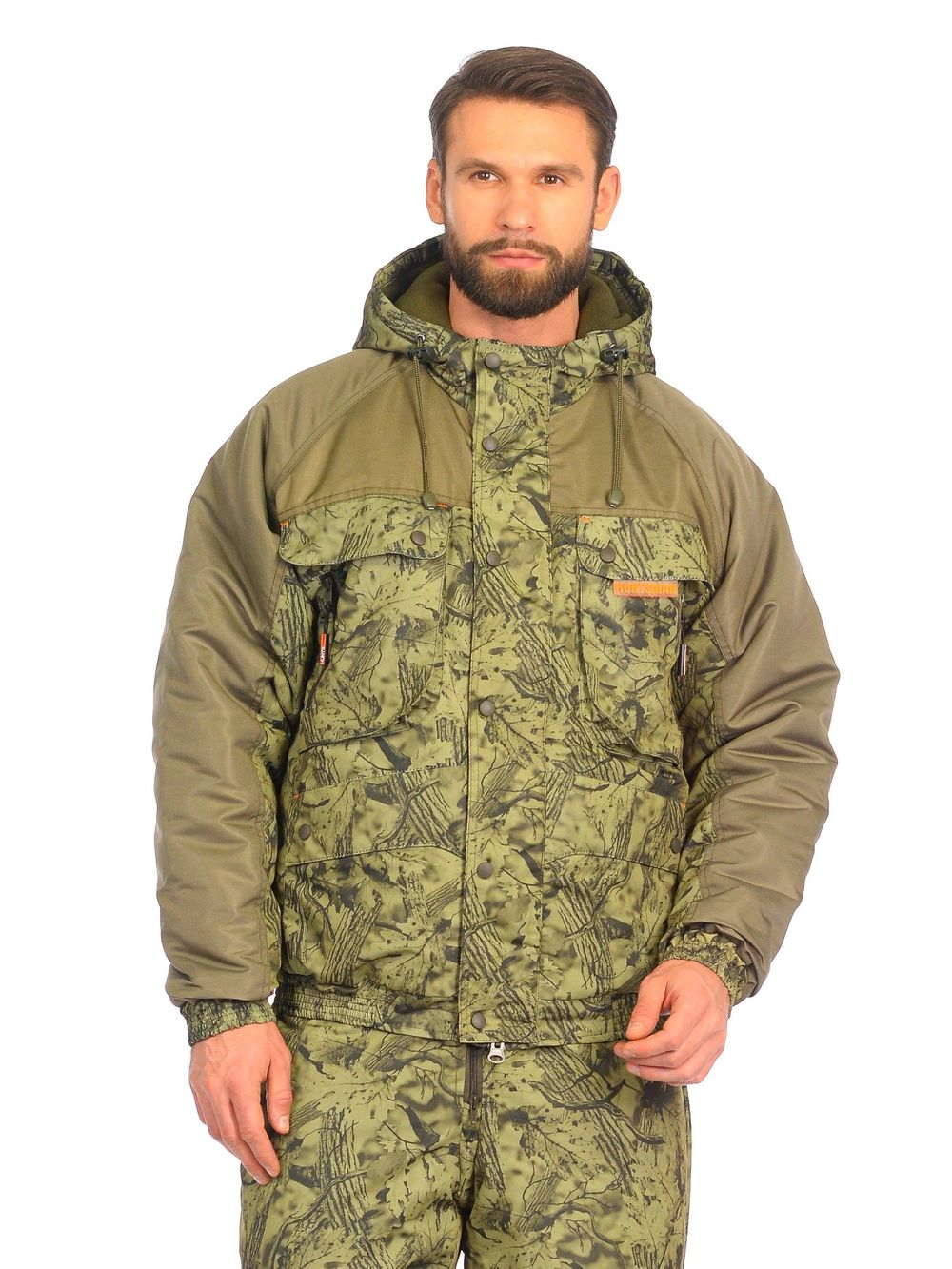 Костюм демисезонный Таймень ткань Taslan 320 цвет Графика Листва