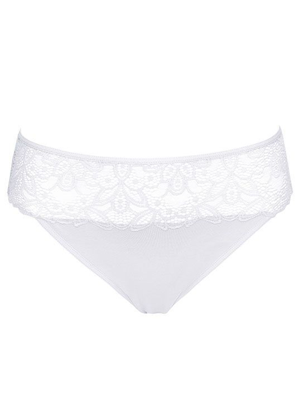 Высокие хлопковые трусики-слипы Belle Cotton (Размер: L) (Цвет: белый)