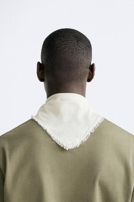 ZARA БАНДАНА В КЛЕТКУ, ЭКРЮ