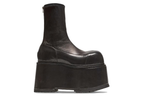 BALMAIN Platform Leather Boots