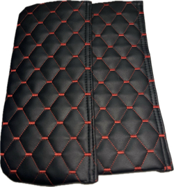 Чехлы на козырьки УАЗ 469, УАЗ "Хантер", УАЗ 452 "Буханка"(красная нить Рубин)