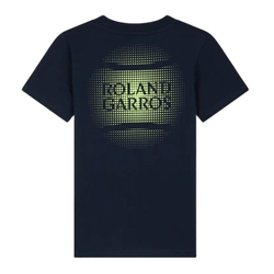 Футболка для мальчика теннисная Roland Garros Back Мяч - navy blue
