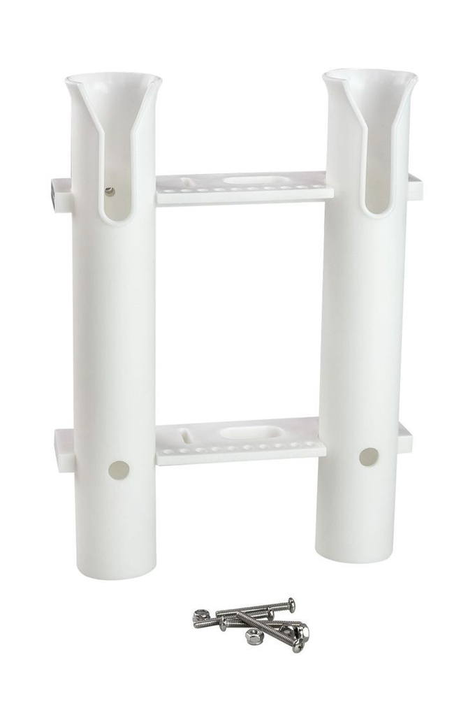 Держатель спиннинга 2 стакана, белый