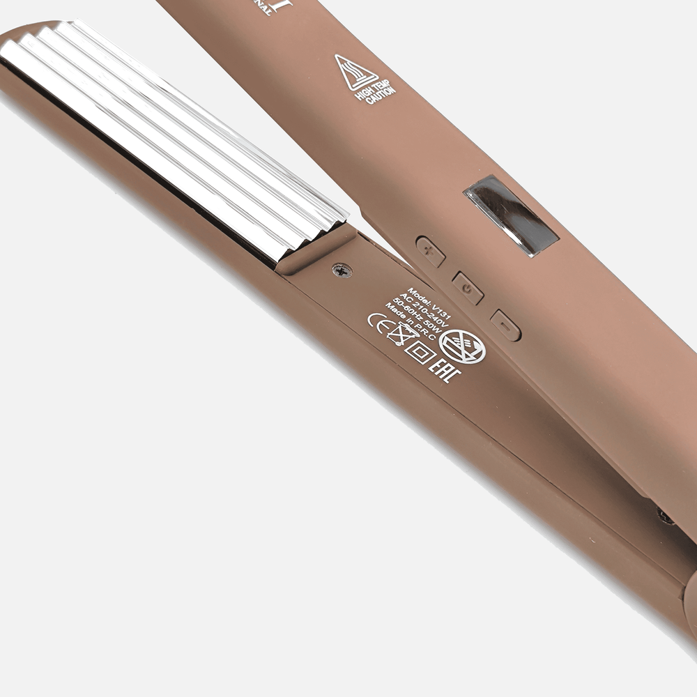 Щипцы-гофре BE-UNI V131 Brown 25 мм титановые 60-230°C
