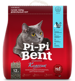 Pi-Pi Bent Наполнитель для кошачьего туалета Классик 5 кг пакет  (12 л)