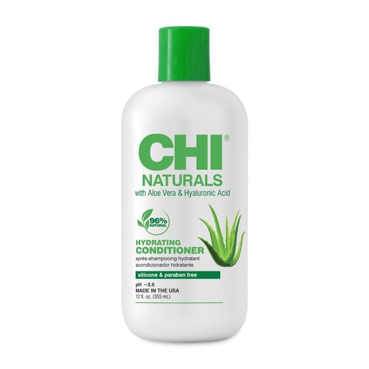CHI Naturals Hydrating Conditioner Кондиционер увлажняющий с алоэ вера и гиалуроновой кислотой, 355 мл