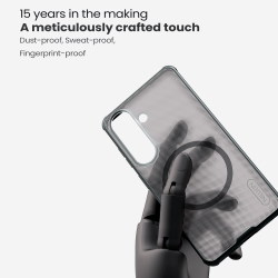 Чехол серый тонированный c MagSafe для Samsung Galaxy S26, серия Super Frosted Shield Pro Magnetic (Clear version) от Nillkin