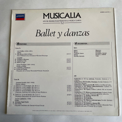 Винтажная виниловая пластинка LP Сборник Классических Балетов, Musicalia 52. Ballet Y Danzas (Испания 1987) (Коппелия, Ромео И Джульетта, Родео)