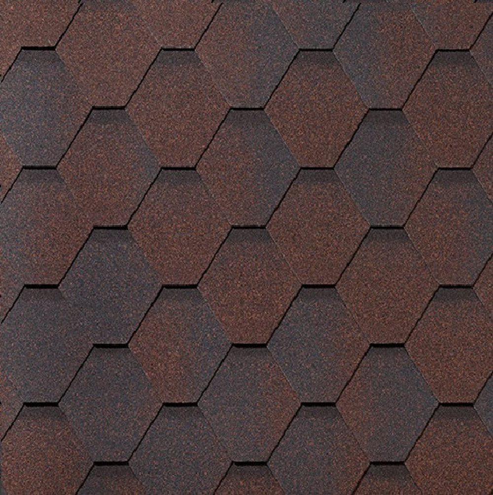 Черепица гибкая Roofshield P-S-1 Premium Стандарт Медная