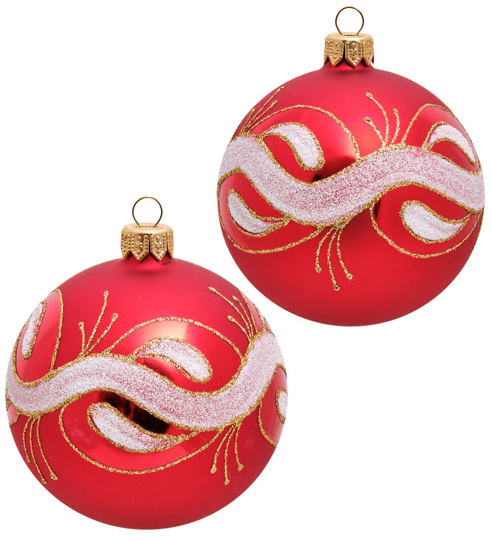 Элита НФШ-1220/3 Набор ел.украшений Шар 2шт «Радужный» 85 мм