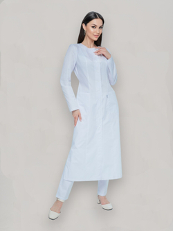 Халат медицинский женский | Х-272 клеон проф белый