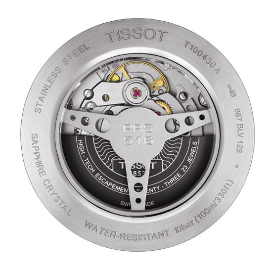 Мужские швейцарские наручные часы Tissot PRS 516 T100.430.16.041.00 Powermatic 80