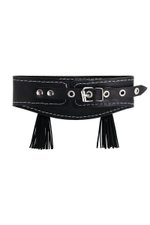 Черный ошейник с кисточками (Цвет: черный)