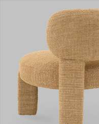 Лаунж-кресло 1683, горчичное