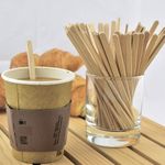 Размешиватель одноразовый деревянный в индивидуальной упаковке 180 мм, КОМПЛЕКТ 250 шт., БЕЛЫЙ АИСТ, 607579, 97