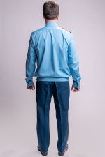 Рубашка МЧС мужская голубая, длинный рукав