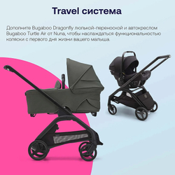 Прогулочная коляска Bugaboo Dragonfly complete Black/Forest Green-Forest Green