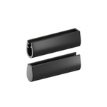 TR5520-BK Наконечник для трека-ремня Belty, серия Base, IP20, черный, пластик