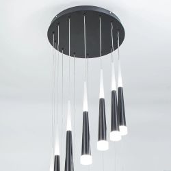 Citilux Вегас CL227141 LED Люстра каскадная Чёрная