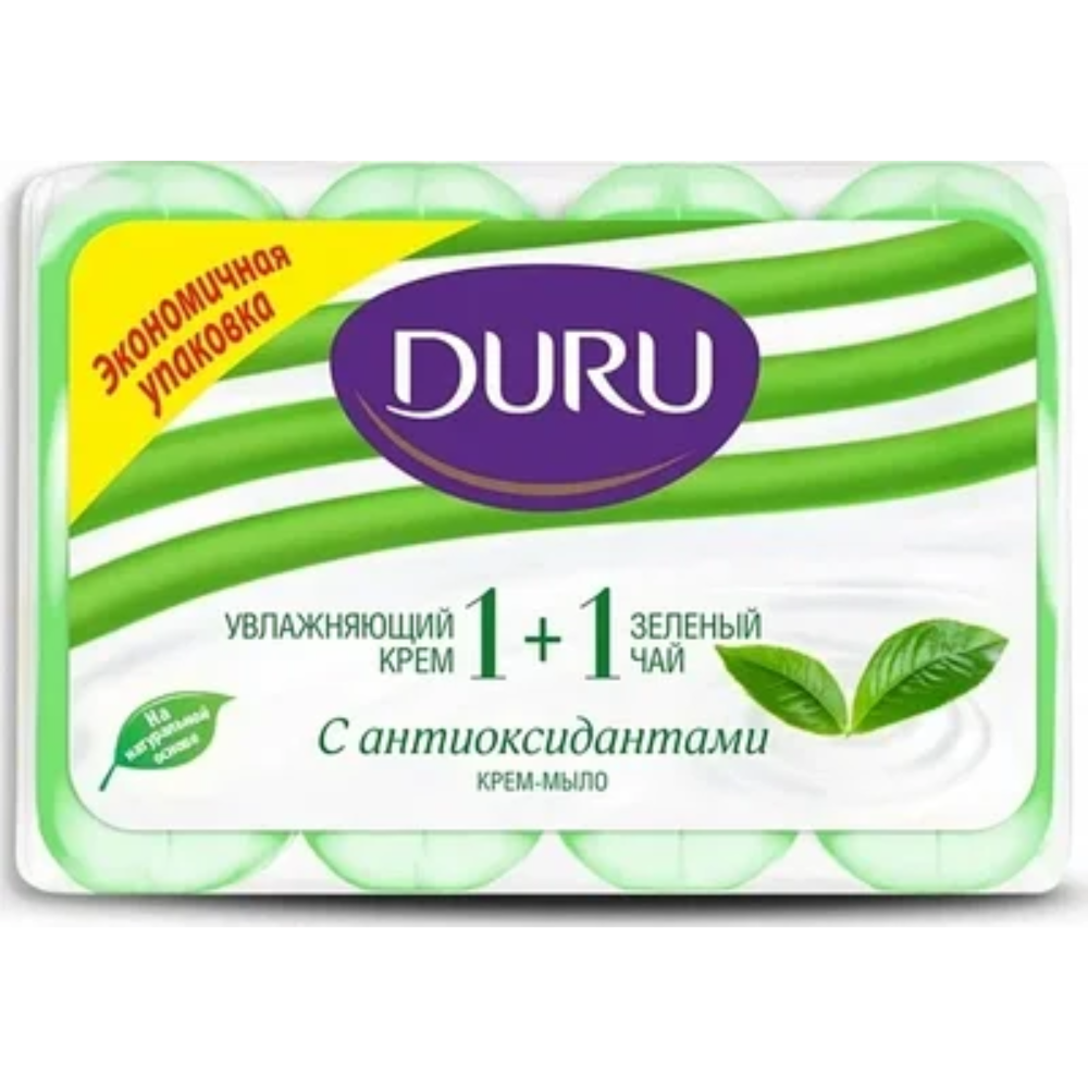 Мыло туалетное Duru Зеленый чай 4*80 гр