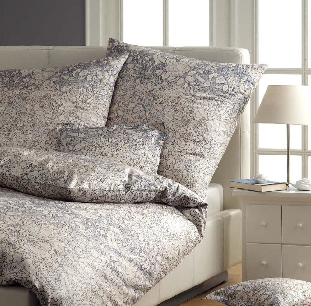 Наволочка 50x70 Elegante Holly бежевая