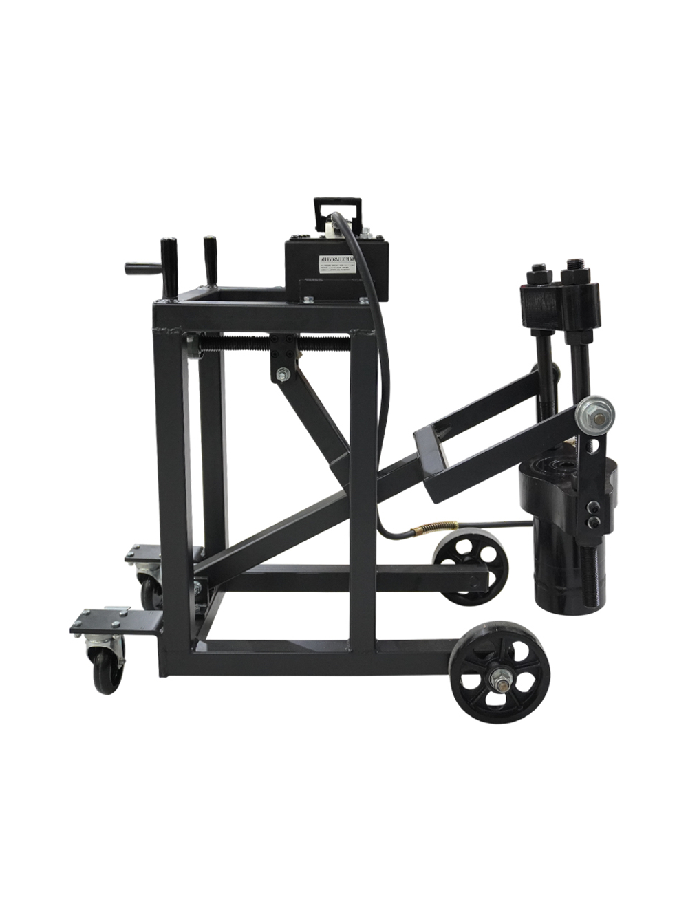 WDK-TKS75E Выпрессовщик шкворней (шкворнедав) гидравлический 75т. С рамой и пневмогидравлическим насосом