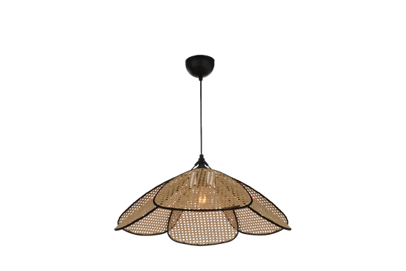 7534-1P BLACK+NATURAL FINISH (1) Люстра NW #