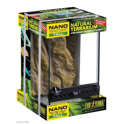 Hagen Exo Terra Terrarium Nano Tall - террариум из стекла 20x20x30см