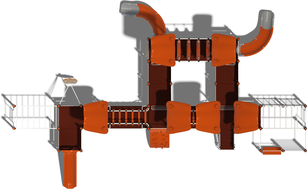 Детский городок Таити Vector ДГ051.00.10 для игровых площадок 7-12 лет