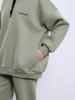 Свитшот на молнии Everest Олива