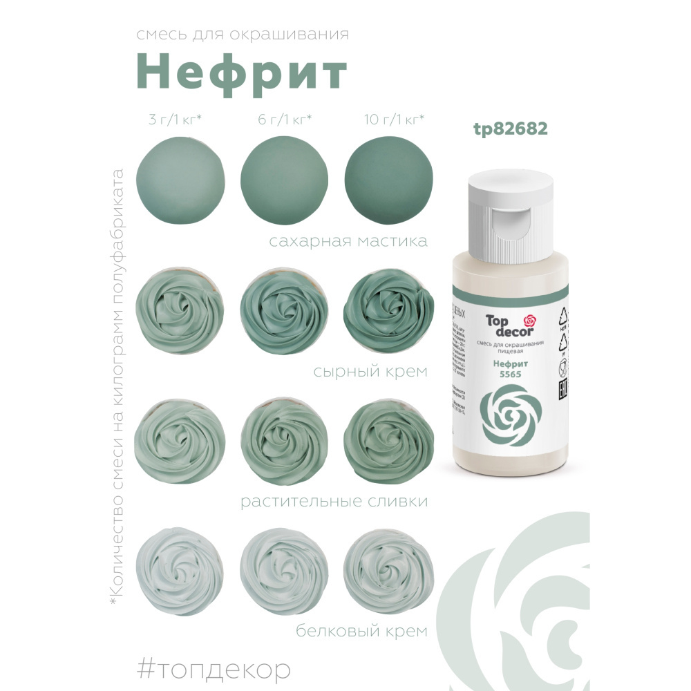 Пищевой краситель гелевый "Нефрит"