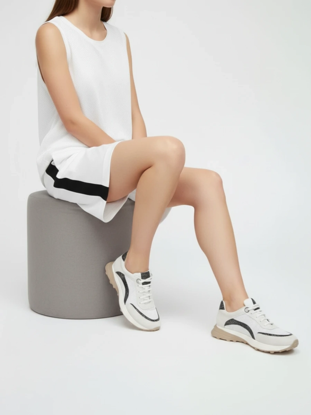 Кроссовки женские летние натуральная кожа