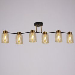 Светильник на штанге ILLUMICO Qui IL6111-6COU-79 BK GD Qui