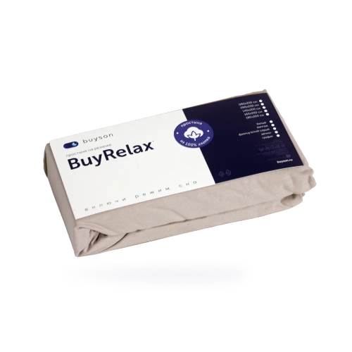 Простыня на резинке BuyRelax (перкаль)