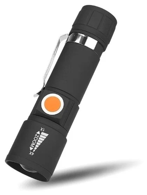 Фонарик USB ZOOM BL-416