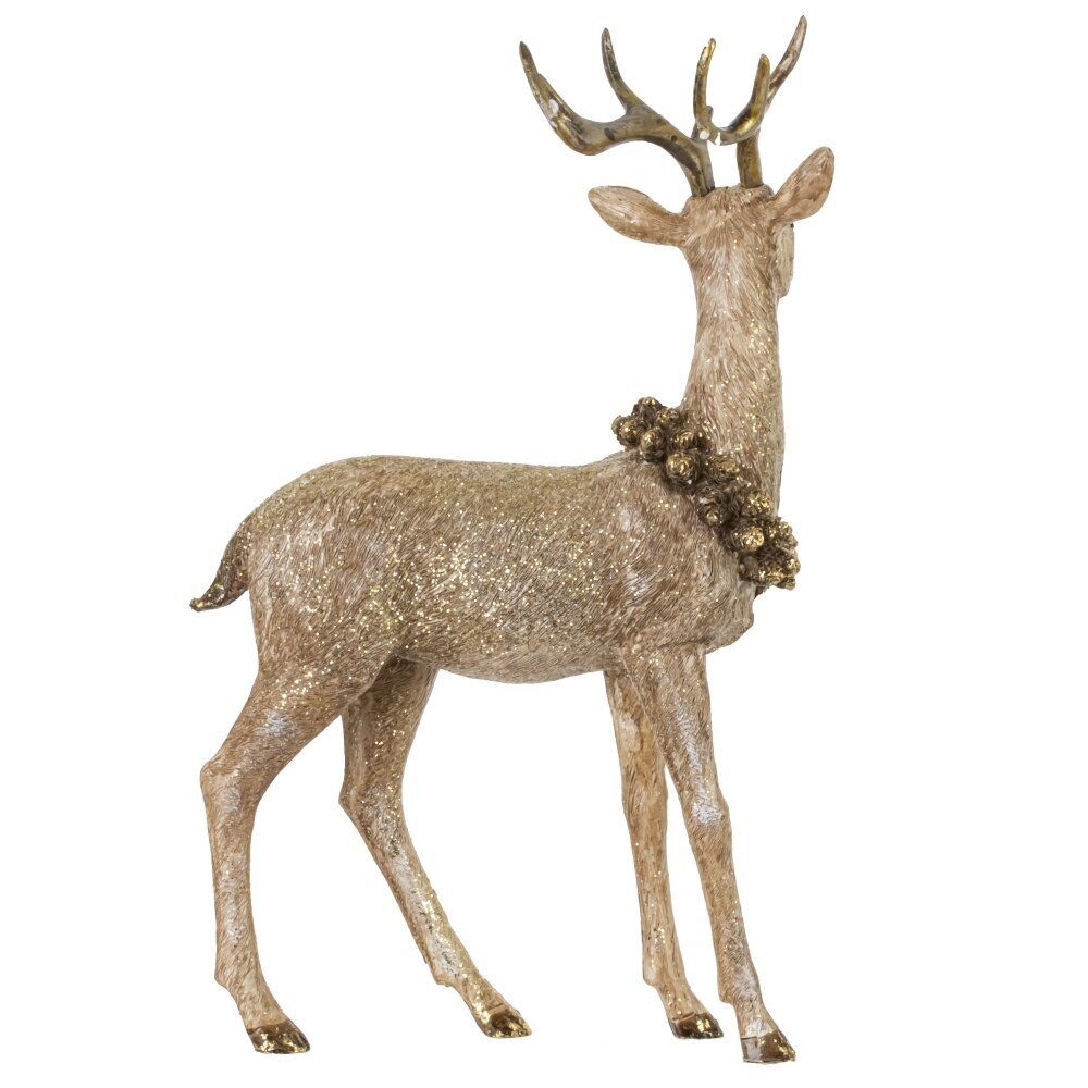 GAEM Фигурка декоративная "Олень", L21 W12 H33 см