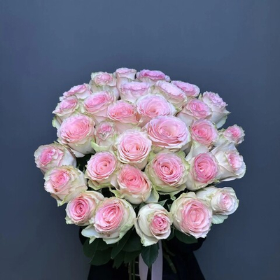 Букет 31 розовая роза (э)