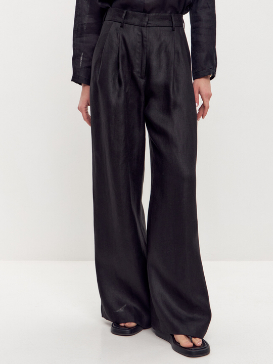 Льняные брюки