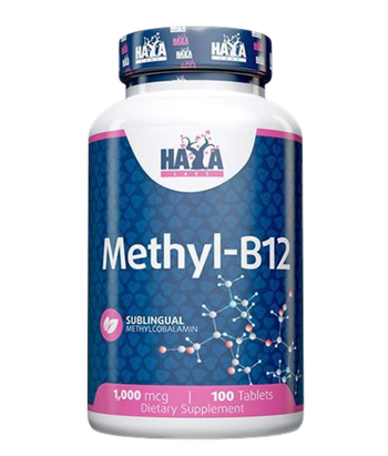 HaYa Labs Метил-Б12 (Methyl B-12) Метилкобаламин 1000mcg 100tab