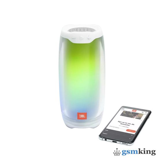 JBL Pulse 4, 20 Вт, White (Белая) JBLPULSE4WHTEU