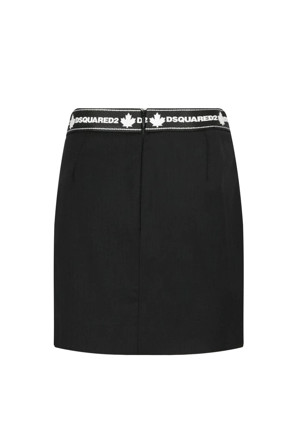 хлопковая юбка Dsquared2 - черный(DQ04CA D00XR)