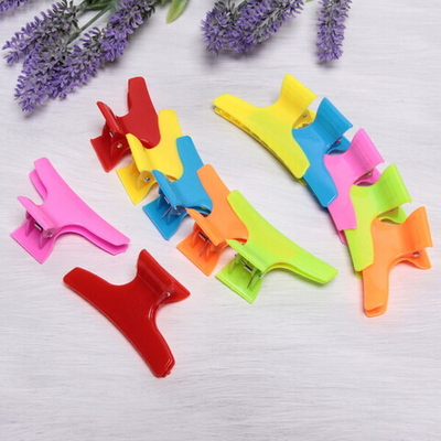 Зажим для волос парикмахерский «Велада», микс 6 цветов, 8см