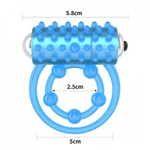 Двойное эрекционное кольцо с вибрацией Lumino Play (светится в темноте)
