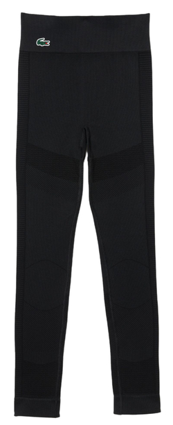 Leginsy Lacoste Seamless Absorbent Sports Leggings - черный
