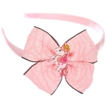 Ободок для волос детский на блистере «РОЗОВОЕ ОБЛАКО», единорожек, микс 6 цветов, 1см