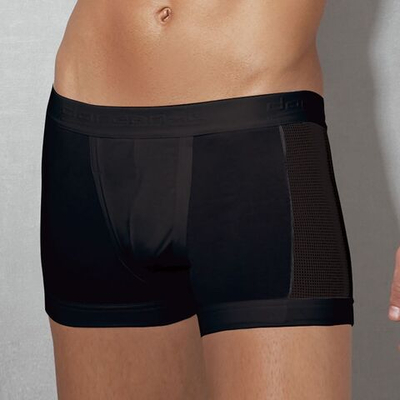 Хлопковые боксеры с удобной посадкой Doreanse Net (Размер: S) (Цвет: черный)