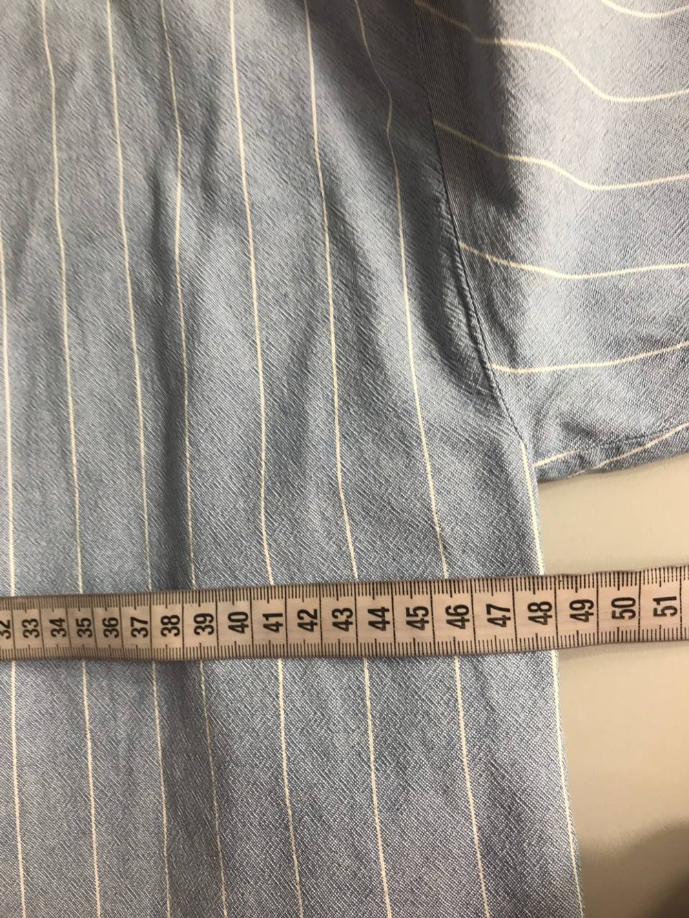 Рубашка Zara с интересной вышивкой на воротнике, маркировка S, 44 размер