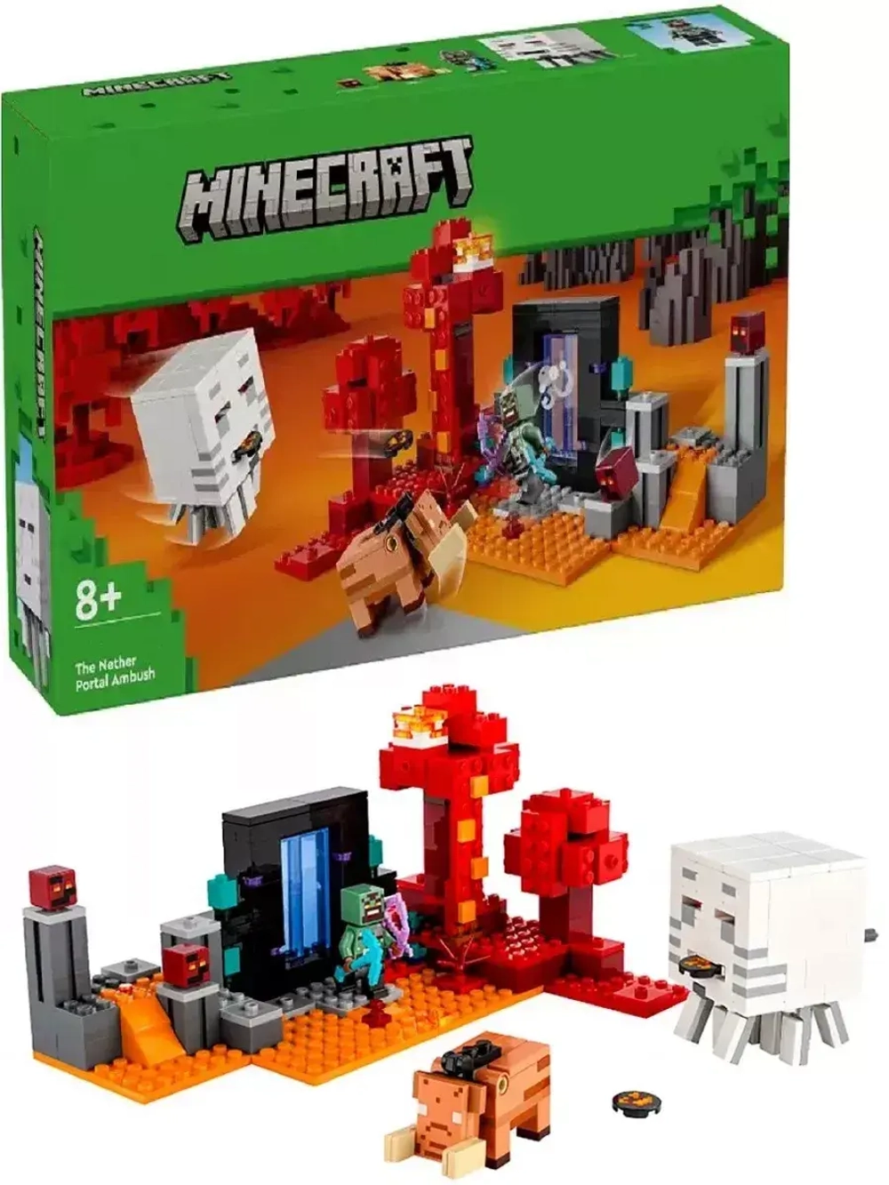 Конструктор Майнкрафт Засада у Нижнего портала 401 деталь