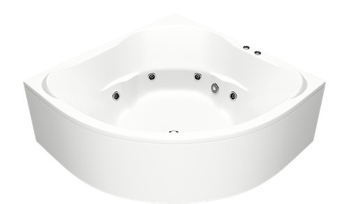 Гидромассажная ванна Bas Ривьера 161х161