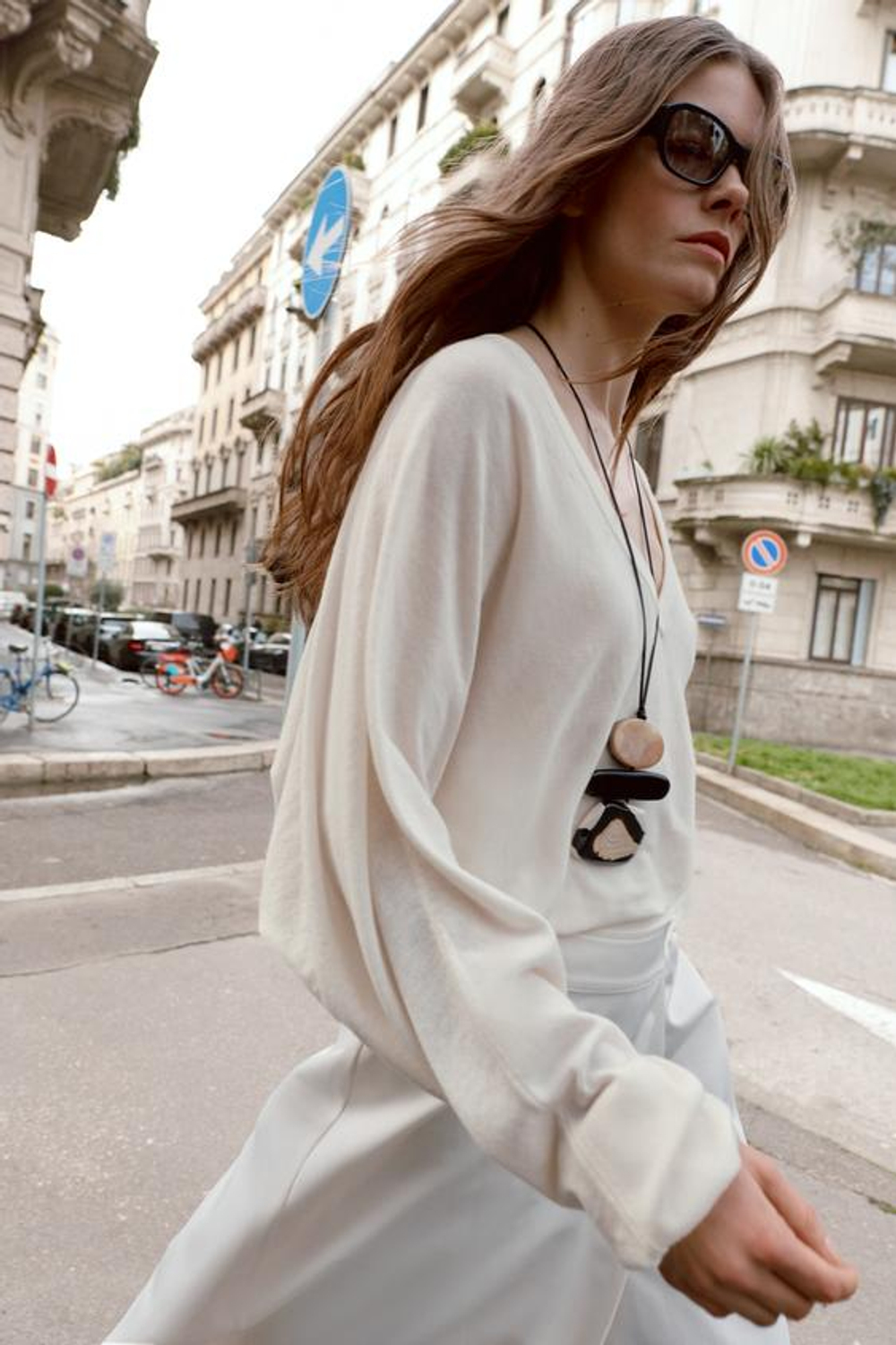 ZARA ЮБКА-ПАРЕО МИДИ С ПРЯЖКОЙ, БЕЛЫЙ